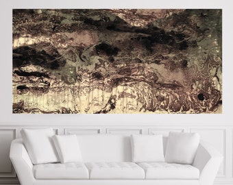 Abstract Wall Decorative Stretched Custom Made Canvas Print Contemporary Modern Room decor Art  by Leon Zernitsky.