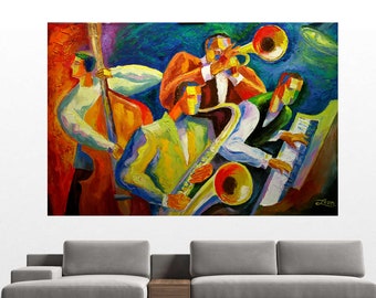 MUSIC/JAZZ Canvas PRINTS
